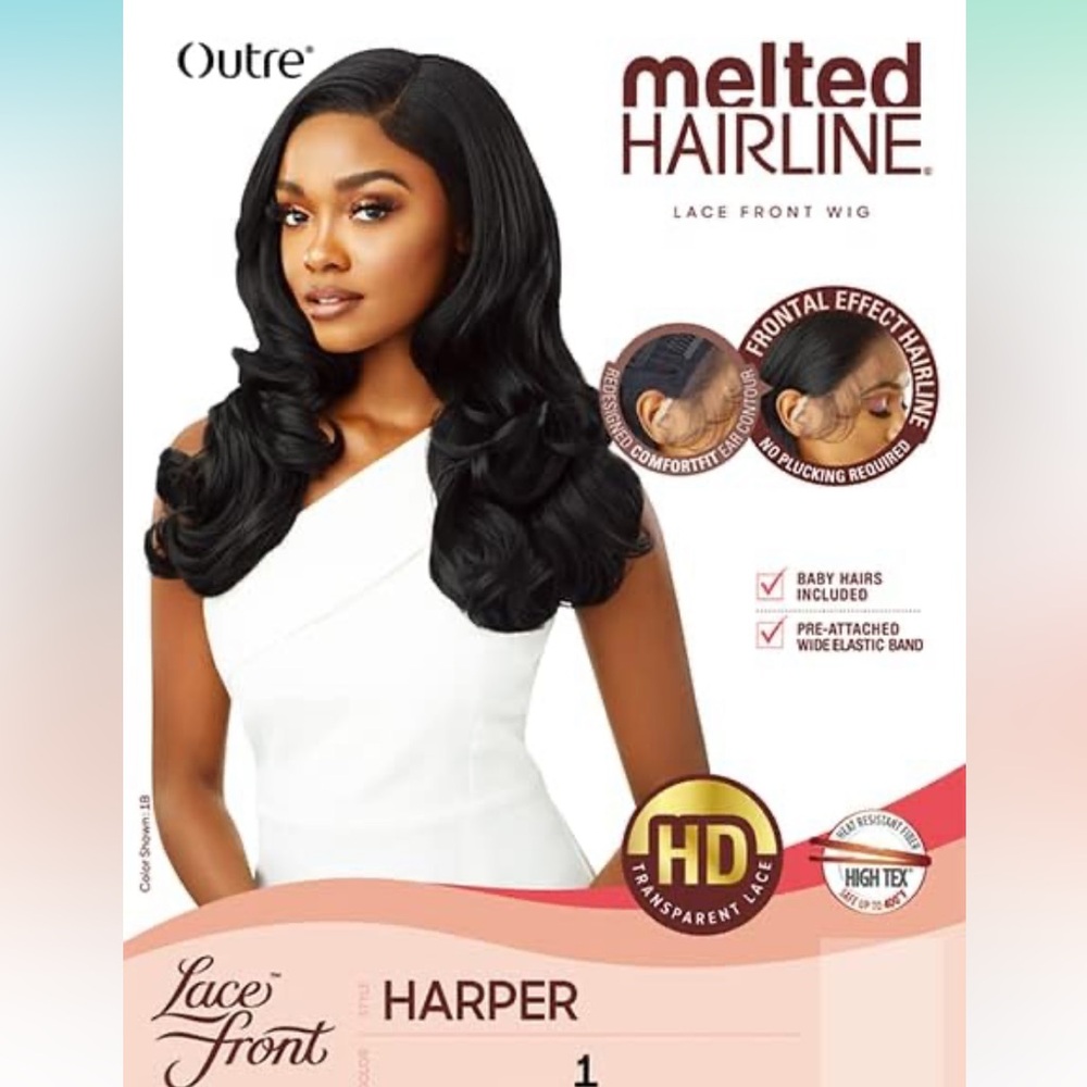 Outre Melted Hairline Harper in color Cinnamon Mocha